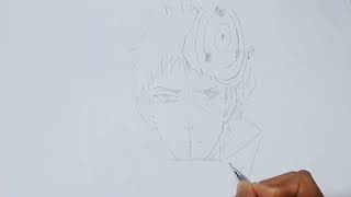 How to draw obito uchiha step-by-step #anime #drawing #animedrawing #naruto #narutoshippuden #india