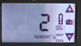 HVAC Settings on a Programmable Thermostat