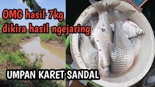 GIL4 ❗ Hasil 7kg dikira hasil ngejaring mancing mania mantap #budimandededaffa #viral