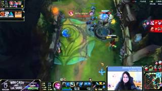 Qtpie and Aphro bot lane plays