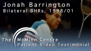 Squash with a Birmingham Hip Resurfacing (BHR) - Squash World Champion and Coach Jonah Barrington