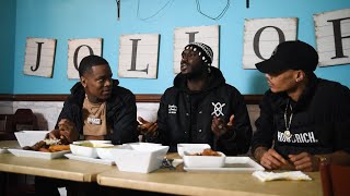 Chicago Rapper King Bizzle DARES African Food w/ Big Homie Flee - HILARIOUS Results! Chop It Up Ep 2