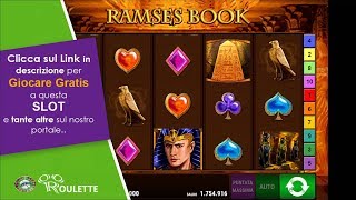 Giochi Social Slot Gratis  - RAMSES BOOK  - slot Gamomat con Jackpot