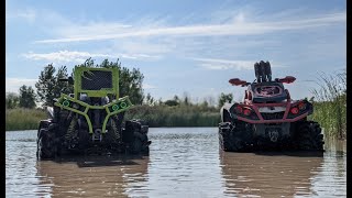 ATV Cruise, Trail and Wheelie Pond Ride on the Can Am's