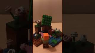 LEGO Minecraft The Swamp Adventure #legominecraft #minecraft  #legostopmotion #legostopmotionbuild