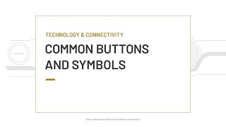 How to Use Common Buttons and Symbols | Chevrolet