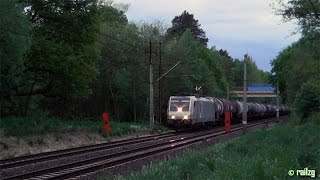 E186 266-3 Traxx ( CTL Logistics ) z pociągiem towarowym, Zielona Góra