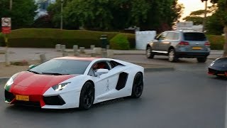 Lamborghini Aventador LP700 + Gallardo LP570 in Muscat, Oman