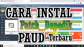 Cara Instal Pich Dapodik Terbaru