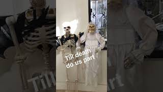 #shorts Kourtney Kardashian Shows Off Halloween Dining Room Decor Including Life-Sized Skeletons.