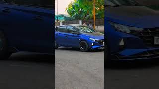 Fully Modified i20 ""MATTE METALLIC BLUE + SATIN BLACK"" #shorts #speedysingh #stancer #i20