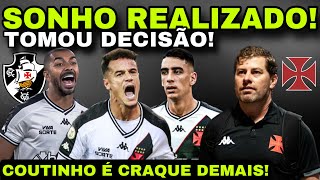 SONHO REALIZADO NO VASCO! DECISÃO CERTA I MOMENTO HISTÓRICO NO MARACANÃ I SHOW DE COUTINHO E MUITO+