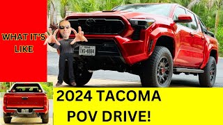 POV Driving The 2024 Toyota Tacoma