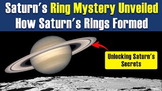 The Surprising Origin of Saturn's Rings: New Evidence Unveiled