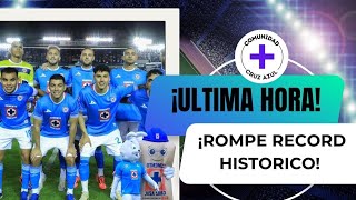 Cruz Azul ROMPE RECORD entra a la HISTORIA y SIGUE CAUSANDO ENVIDIA