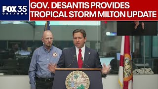 Hurricane Milton: Gov. DeSantis provides hurricane updates