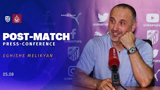 Eghishe Melikyan press conference after the match against Urartu