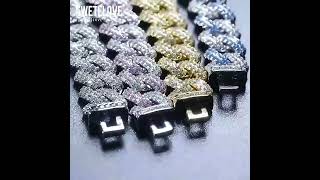 Hip-hop 13mm Bar Shape Cuban Chain Necklace