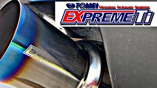 Tomei Expreme Ti Exhaust Install! | AGGRESSIVE Subie Rumble!