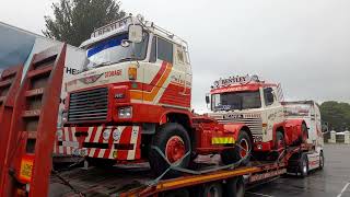 IRISH ROAD HAULAGE ASSOCIATION  AGM in Killarney a look at some of the vintage trucks on display