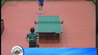 Tischtennis Bundesliga: Ding Yi vs Dmitry Mazunov Oct 1998