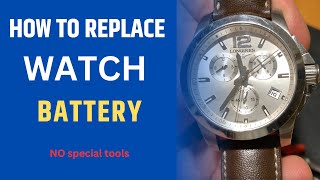 How To Replace A Watch Battery - LONGINES