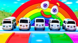 Finger Family + LEARN COLOURS WITH FRIENDS ON WHEELS AND LITTLE CARS🌈 Kids Songs by Beep Beep Car