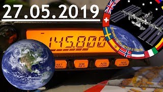 ISS-Funkkontakt mit der Erde LIVE - Guter Emfang bis zum Untergang!