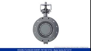 F17NW Triple Offset Valves   Series 30,000   Double Flanged Short Pattern Body Style