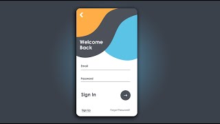 Login Page UI Design Adobe - Tutorial III