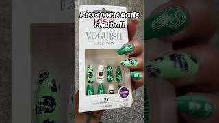 PROBANDO LA NUEVA LINEA DE UÑAS DEPORTIVAS DE KISS FOOTBALL #kissnails #pressonnails #kissbeauty