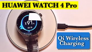 Huawei Watch 4 Pro Wireless Qi Charging & Battery life