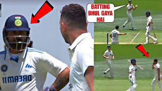 Huge Drama heated argument between Virat Kohli and Australian players during INDvsAUS 1st BGT test |