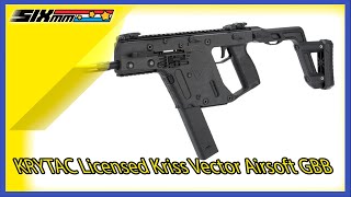 [KRYTAC] Licensed Kriss Vector Airsoft GBB SMG Rifle[New GBB System][BLK]