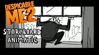 Despicable Me 2 (Storyboard Animatic) | Gru hides from crazy woman