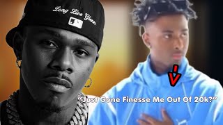 Video Of DaBaby Walking Off Set After Finessing 20k From YouTuber | Was He Wrong?