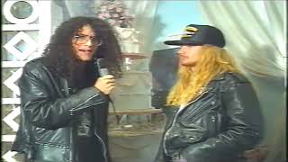 Megadeth ` Raw Power British Metal TV Show. March 1991