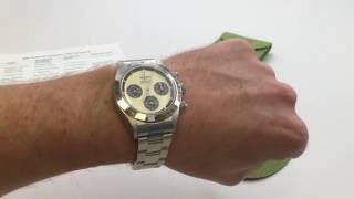 Alpha Paul Newman Daytona Ivory Dial Review and My Special Connection to Paul Newman & Winning