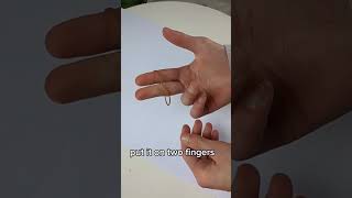 EASY MAGIC TRICK WITH RUBBER BAND