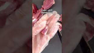 How to cut meat for Japanese curry🍛#japanesecurry #curry #japanesecooking #cooking #shorts