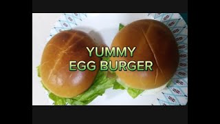 🌈🌈🌈YUMMY simple egg burger🍔🍔🍔#asmr #egg🍔🍔🍔