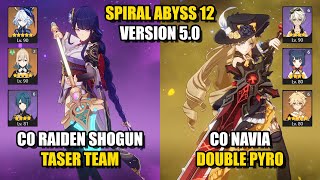 Raiden Furina Taser & Navia Geo MC Double Pyro | Spiral Abyss 5.0 | Genshin Impact