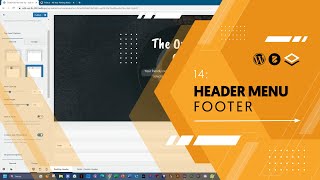 14. Header, Menu & Footer | Crash Course: WordPress Total Beginners 2023