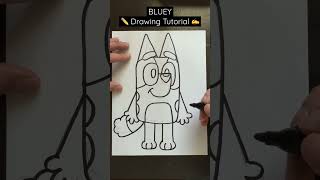 Everyone Can Draw! - BLUEY ✍️ Drawing Tutorial 😀✏️ #bluey #rugormat