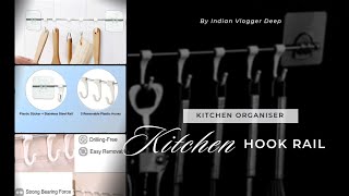 DIY Kitchen Decor: Creative Ideas Using ADA Kitchen Utensil Hanger | Unboxing Kitchen 6 Hook Hanger