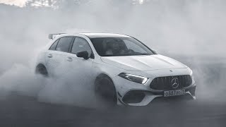 Тестируем DRIFT MODE на Mercedes-Benz A45S! - Я не думал, что она ТАК МОЖЕТ! Дрифт на полном приводе