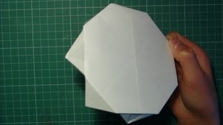 Tutorial paper frisbee origami