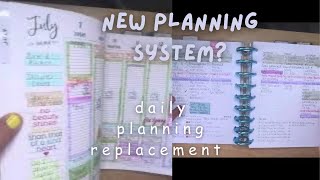 New Planner System? Replacing Daily Planner Pages?