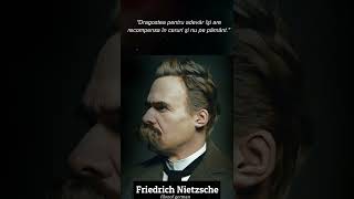 Friedrich Nietzsche - Citate ce iti vor ZGUDUI realitatea! Citate despre viata si oameni 5 #shorts