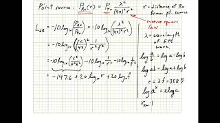 Free Space Loss Equation